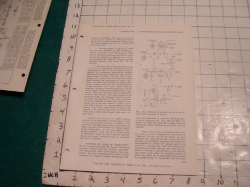 Vintage original photofact - original,