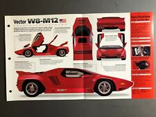 1971 - 1997 Vector W8-M12