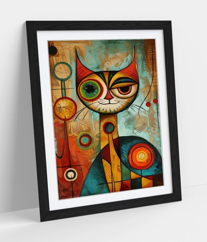 Cool cat abstract contemporary - cool,