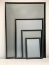 Poster Dsiplays Snap Frame Retail Clip Holder Notice Board Black A0-A4