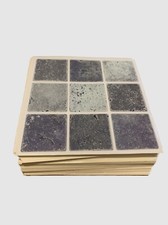Job Lot Of 180 Paper Themes Grey Tile Transfer Stickers  6”