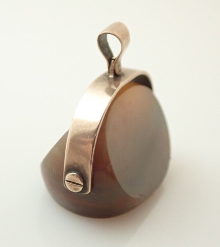 18k solid gold agate stone - solid,