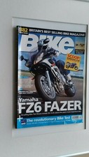 Bike Magazine December 2003 Yamaha FZ6 Fazer Honda VFR Triumph Ducati ST4S ST3