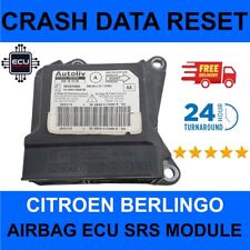 CRASH DATA RESET SERVICE For 626181200 9803916880 CITROEN BERLINGO Airbag ECU