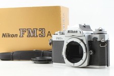 309xxx [A MINT Box Strap] Nikon FM3A Silver 35mm SLR Film Camera Body From JAPAN
