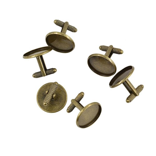Pieces round blank settings - 6,