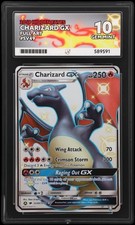 2019 Pokemon Hidden Fates Charizard GX Full Art SV49/SV94 ACE 10 GEM MINT ?