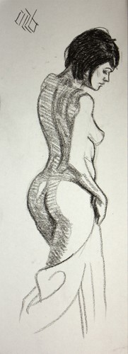 Original female charcoal - original,