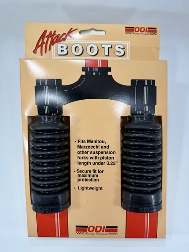 Vintage odi attack boots black - odi,