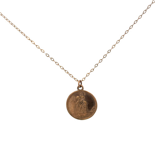 9ct yellow gold chain - and, st