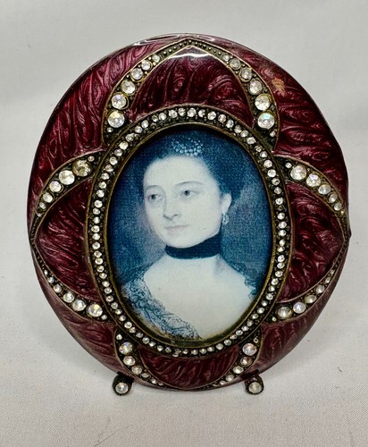 Vinatage metal and - , enamel