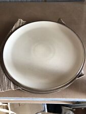 Denby Everyday Cappuccino Dinner Plates.X2.