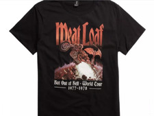 Meat Loaf Bat Out Of Hell Tour T-Shirt Black Unisex S-234XL NG2610
