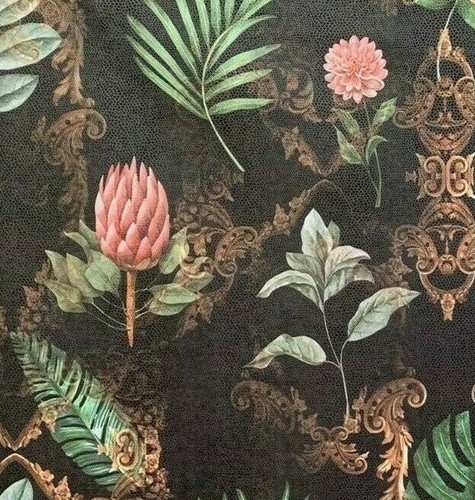 Botanical embossed print - embossed,