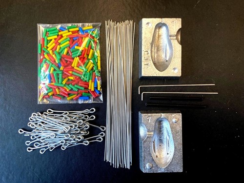 Lead sea fishing mould - lead,