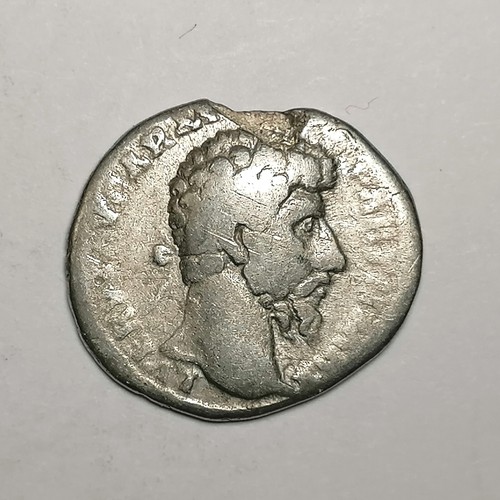 Roman silver denarius coin - denarius, of