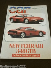 CAR MAGAZINE - FERRARI 348GTB - JUNE 1987