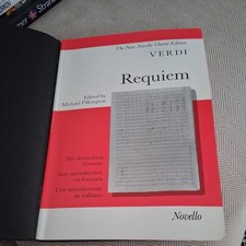 verdi Requiem: Vocal Score