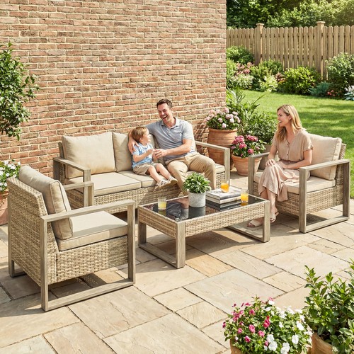 Piece rattan garden - 4,