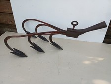 Vintage Wolf garden Cultivator Head claw 5 five Prong Wolf Garten.  Arrow style