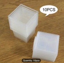 10 Pcs Small Clear Acrylic