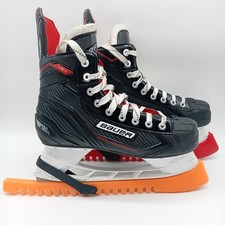 Bauer NSX Lightspeed Pro II Ice Hockey Skates + Blade Protectors - UK Size 9