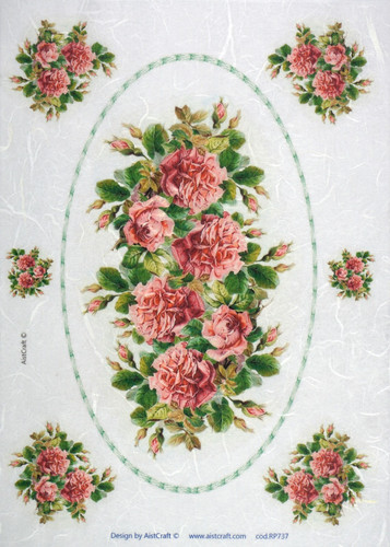 Rice paper for decoupage - a4,