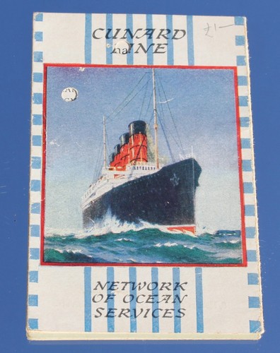 Cunard line small fold - cunard,