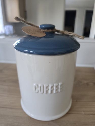 Ceramic coffee storage jar - storage,