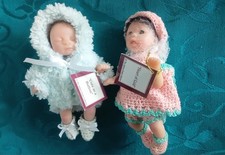The Ashton-Drake Galleries Mini 2 Baby Dolls .RetiredVintage .