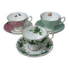 Vintage Bone China Tea Cup And