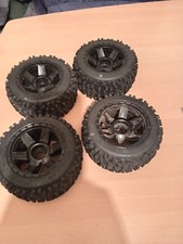 Proline Badland tyres and wheels for truggy 17mm hex