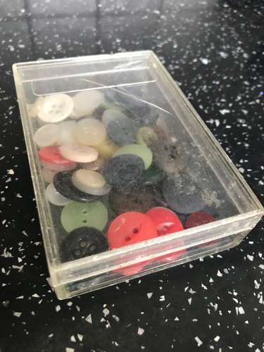 Old plastic box - box, of