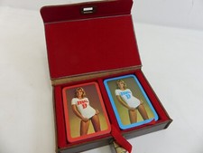 (ref288AB) Retro Big D Playing Cards and Box/Pouch 2 Fill Packs