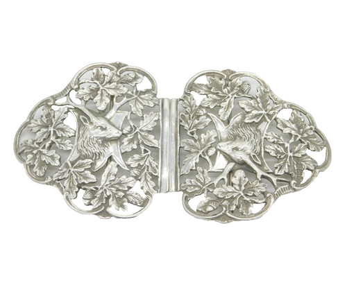 Edwardian sterling silver stag - sterling,