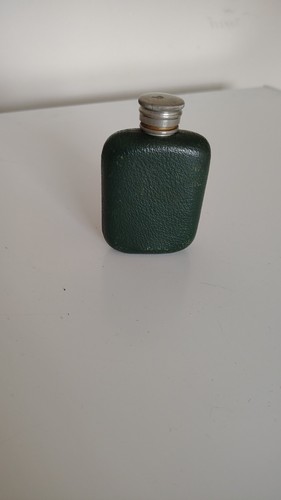 Mini green hip flask - mini,