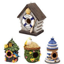 Resin Hanging Bird House