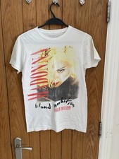 Madonna Vintage 1990 Blond Ambition World Tour White T-Shirt Live Nation