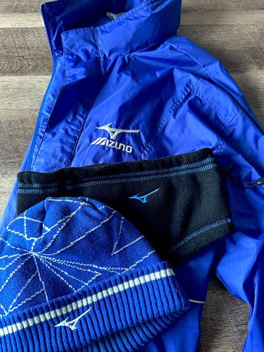 Mizuno breath thermo blue full - mizuno,