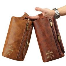 Personalised Mens Leather Wash