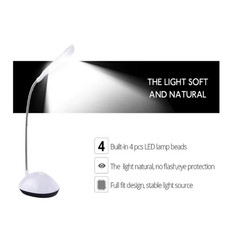 Flexible Mini LED Reading Desk Lamp Bedside Table Study Office Night Light UK **