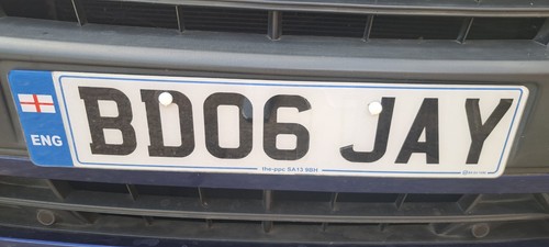 Private number platebd06 - private, jay