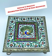 Handmade Wooden Meenakari Work