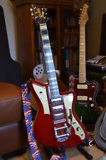 Rivolta Guitars Mondata XVIII 2019 Bigsby Tremolo in Trans Red + Rivolta Gig Bag