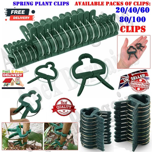 100x reusable plant clips - 1/20/100x,