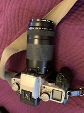 Canon EOS 50E 35mm Film SLR Camera Kit! 35-105mm Lens & Battery Grip W/ Strap