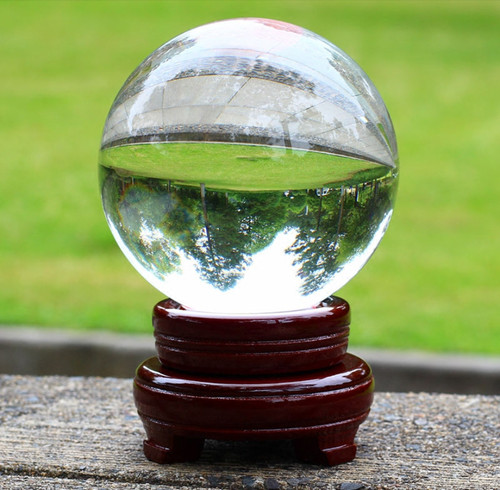 150mm clear crystal ball - 150mm, k9