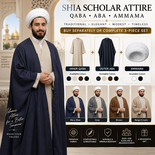 Shia scholar qaba - scholar, ammama