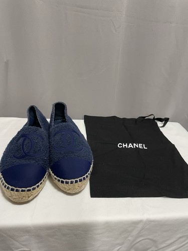 Chanel espadrille wool cap toe - espadrille,