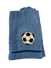 Blue football   Embroidery